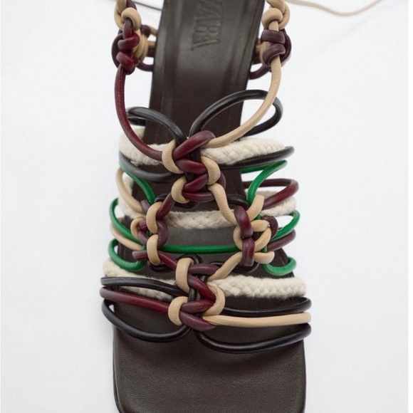 Cute Heel Sandals Créate for Zara Woman || Size 36 || - Picture 12 of 13